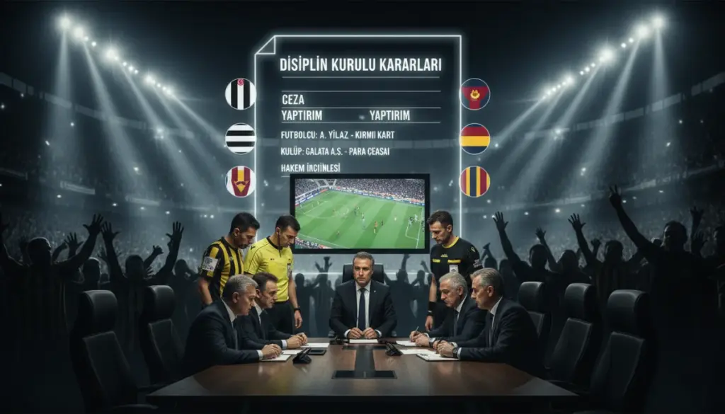 TFF’den Sert Kararlar: Dört Büyüklere Ceza Şoku