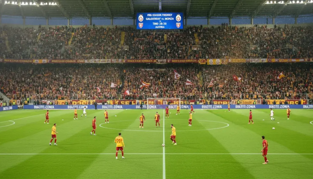 Galatasaray’ın Avusturya Kampında Kritik Monza Karşılaşması