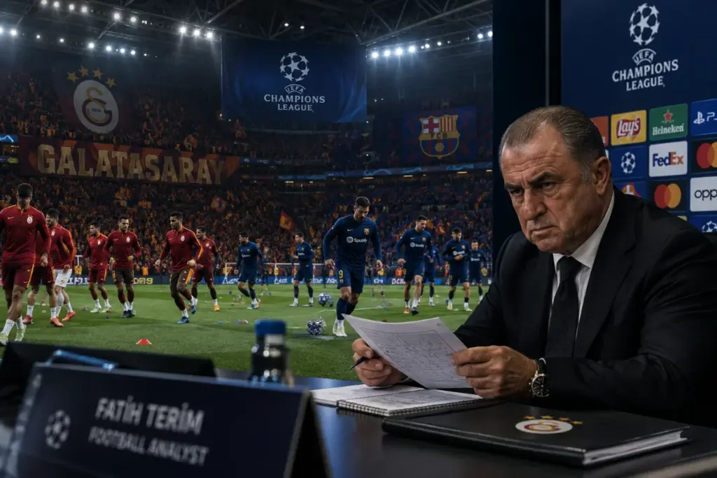 Fatih Terim Devler Ligi Sahnesinde: Galatasaray-Barcelona Maçına UEFA Raporu Yazacak