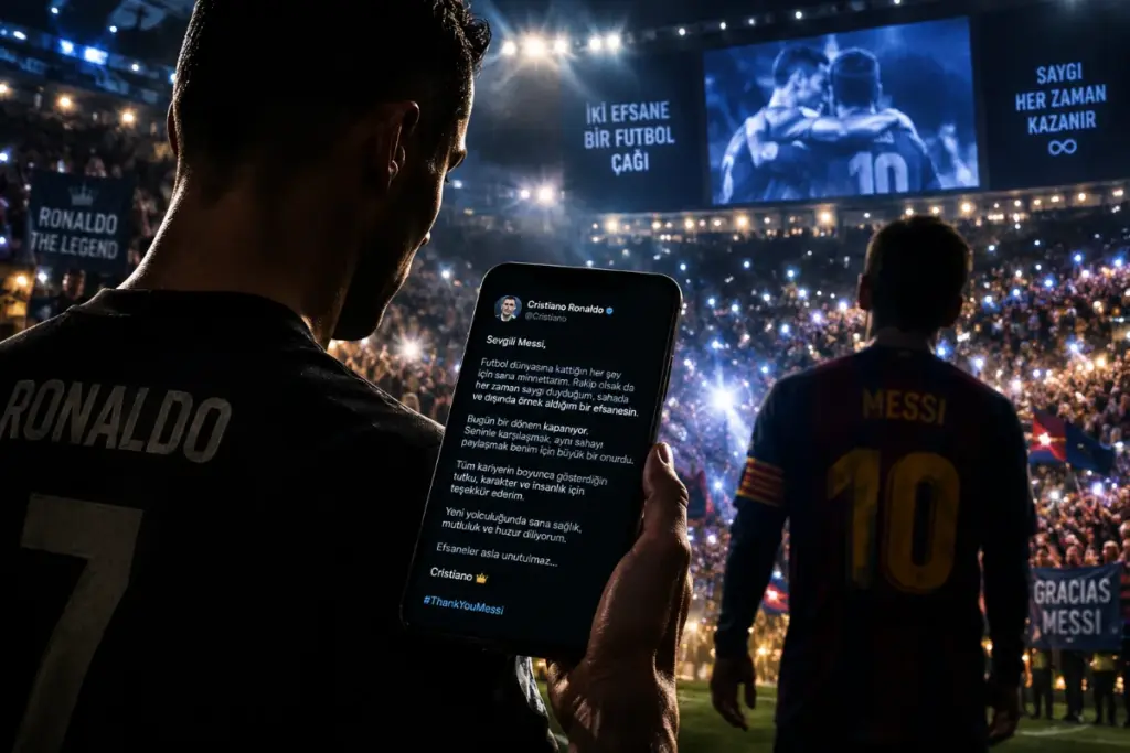 Futbolda Bir Çağın Sonu: Messi’nin Vedası ve Ronaldo’nun Saygı Duruşu
