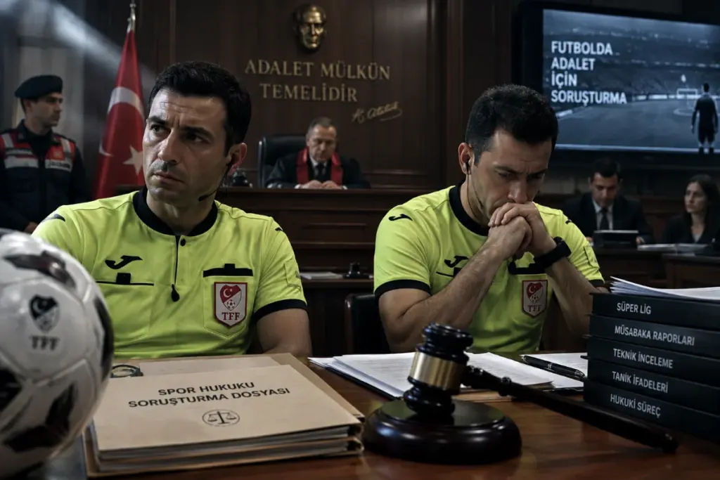Süper Lig Hakemlerine Yönelik Şike ve Bahis Soruşturmasında Kritik Gelişme